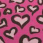 Preview: French Terry Hearts Pink by Swafing von Christiane Zielinski
